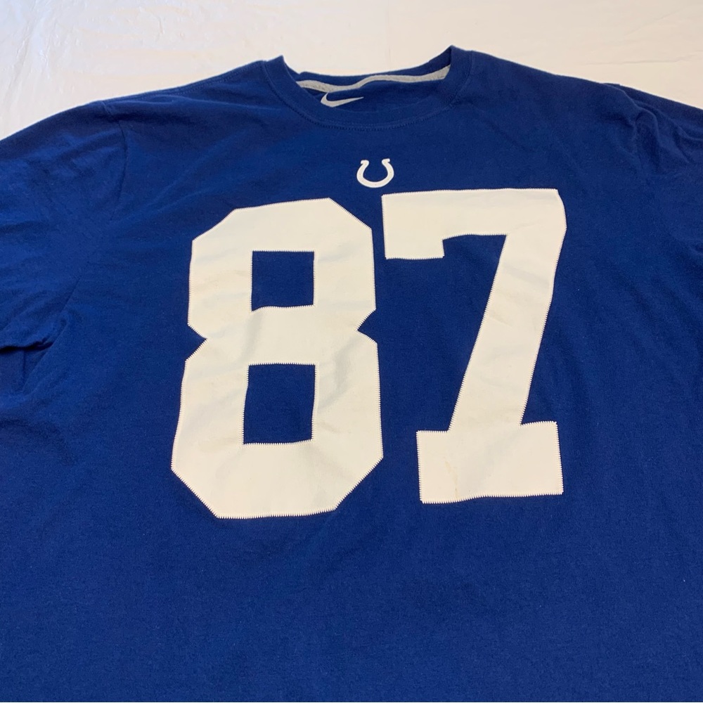 Nike Regular Fit NFL Indianapolis Colts Reggie Wayne T Shirt Men’s XL - Picture 2 of 10